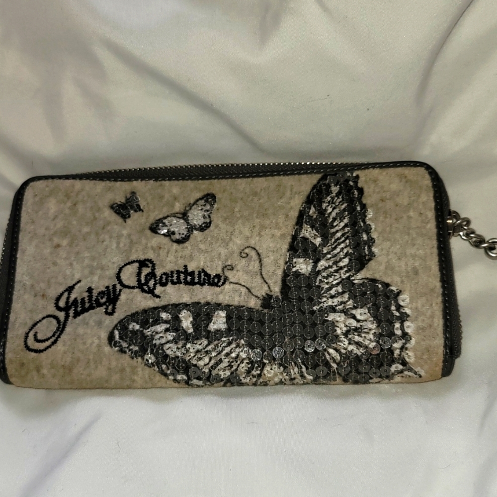 💥VTG💥JUICY COUTURE LARGE BUTTERFLY WALLET 🦋